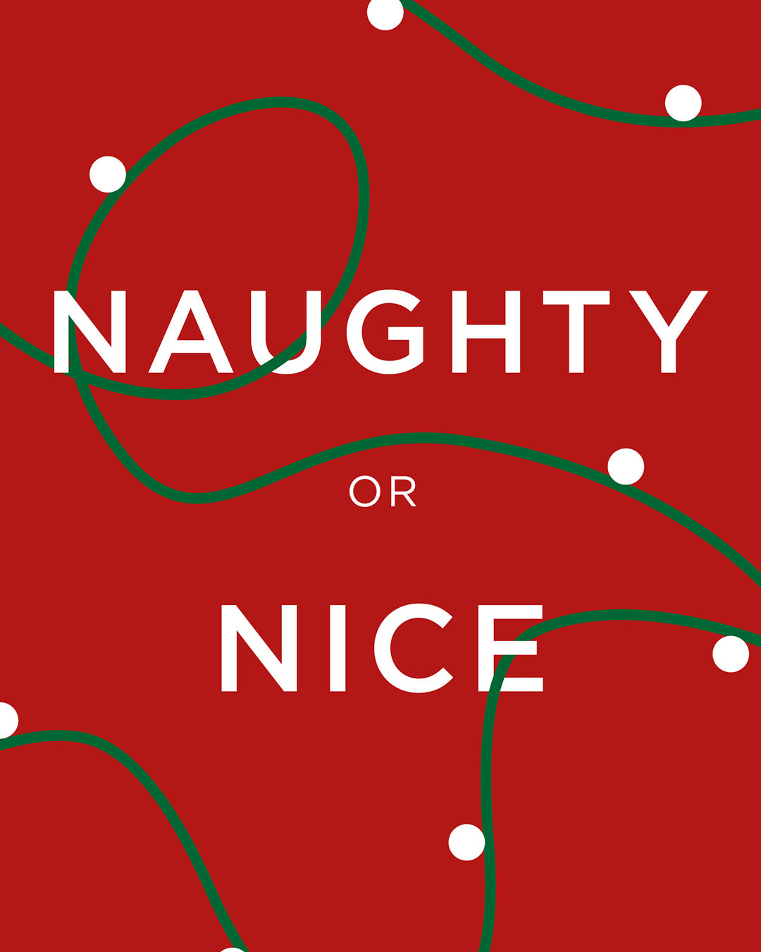 Naughty or Nice Holiday Postcard Collection – Limited Edition Large Art Nude Postcards (Set of 15)