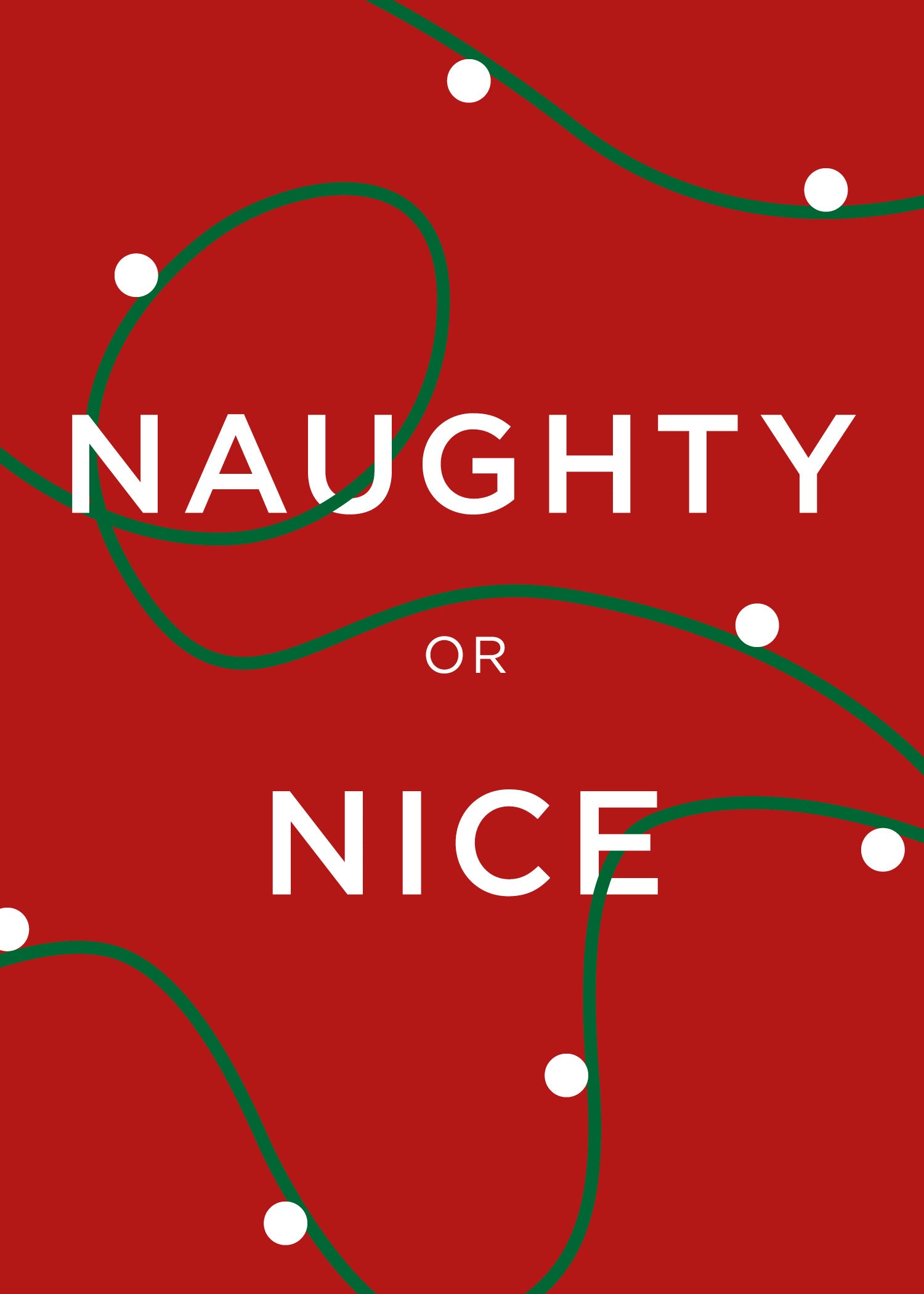 Naughty or Nice Holiday Postcard Collection – Limited Edition Large Art Nude Postcards (Set of 15)