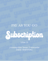 Subscribe to Yummyzine Five - Free Shipping (7994293682426)